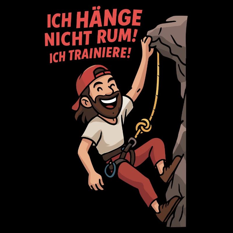 Kletterer beim Training