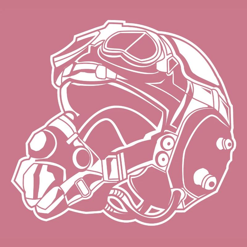 Pilot Helmet / Pilot Helmet 01_white