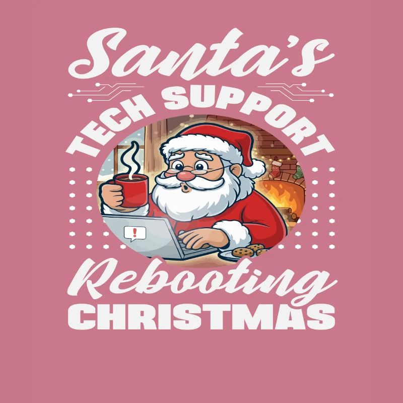 Support technique du Père Noël pour l’informatique de Noël