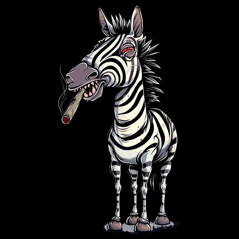 Kiffen Cannabis Canabis Zebra CBD THC