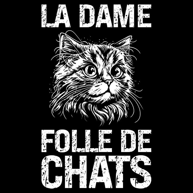 Dame Passionnée De Chats