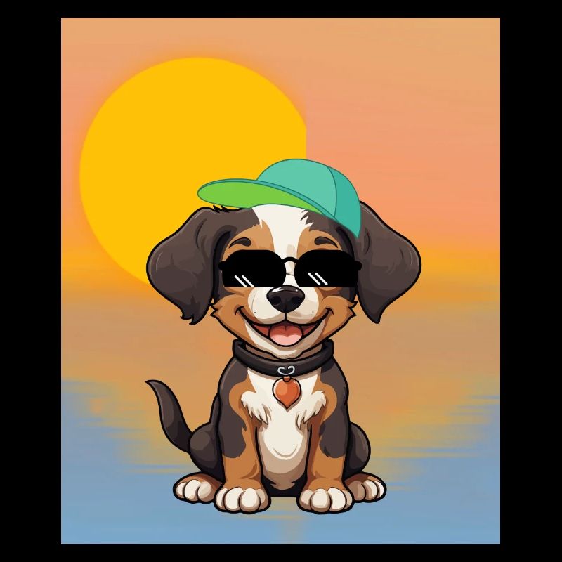 Lustiger Hund