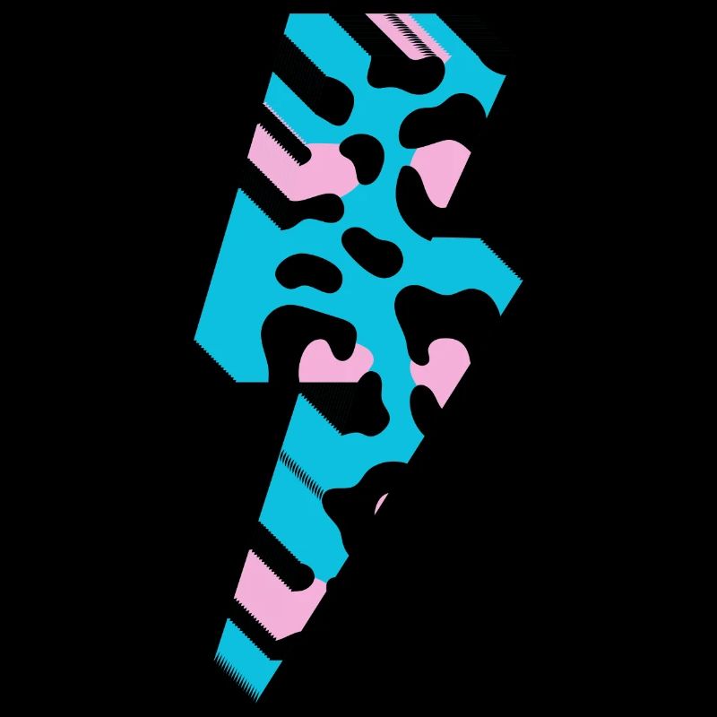 Lightning léopard 3 D