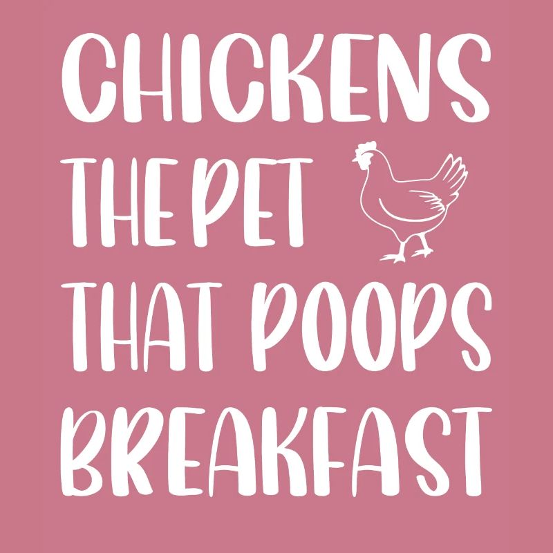 Poulets Le petit-déjeuner de caca d’animal -