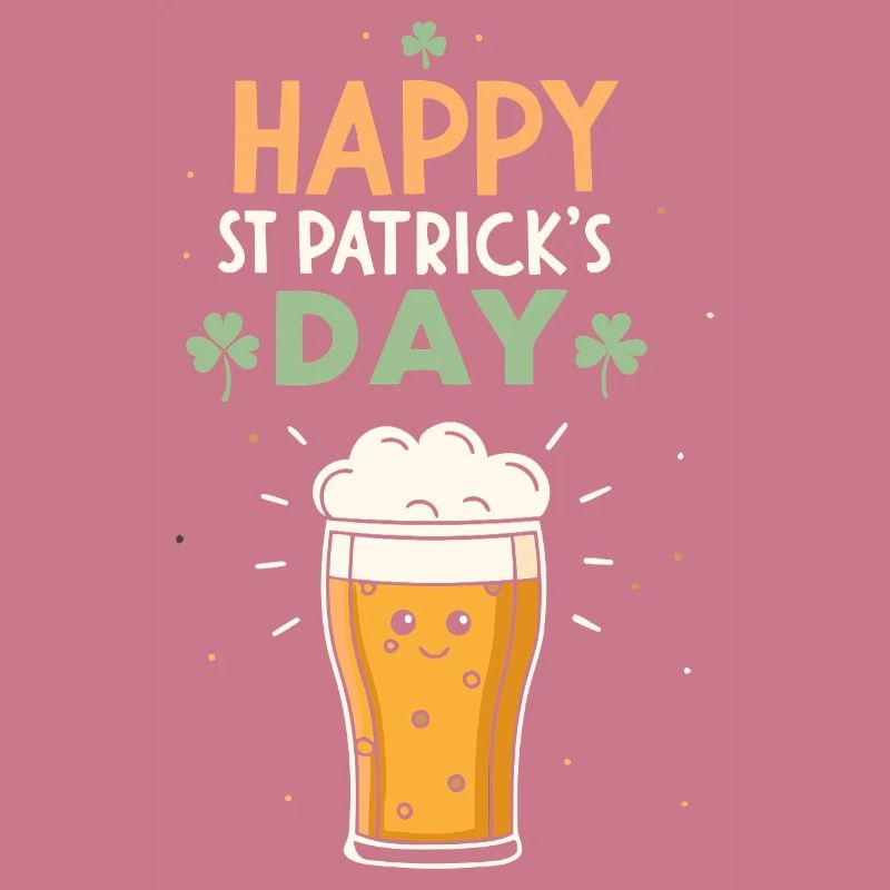 Pinte joyeuse Saint-Patrick