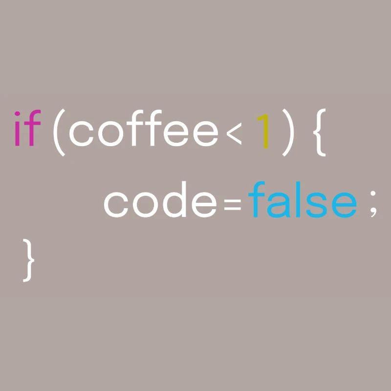 Fun coffee and coding design