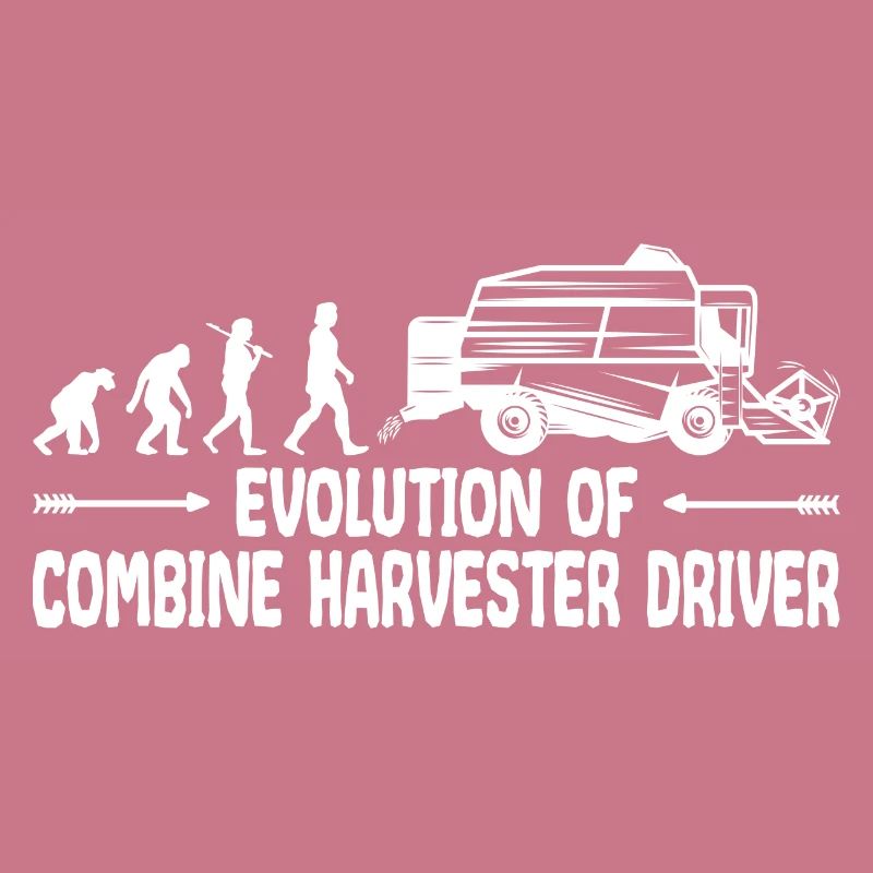 Combinez Grain Farmer Evolution Funny