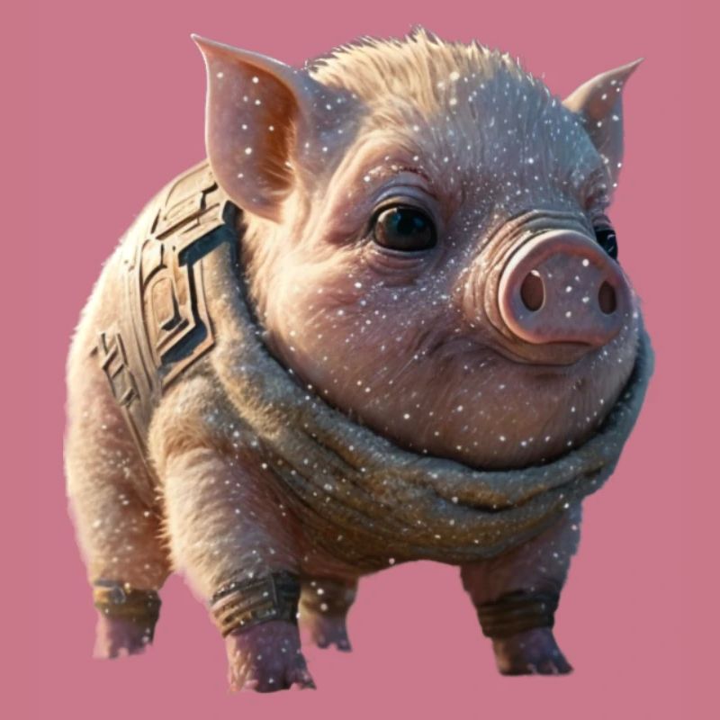 Cochon de l’espace doux