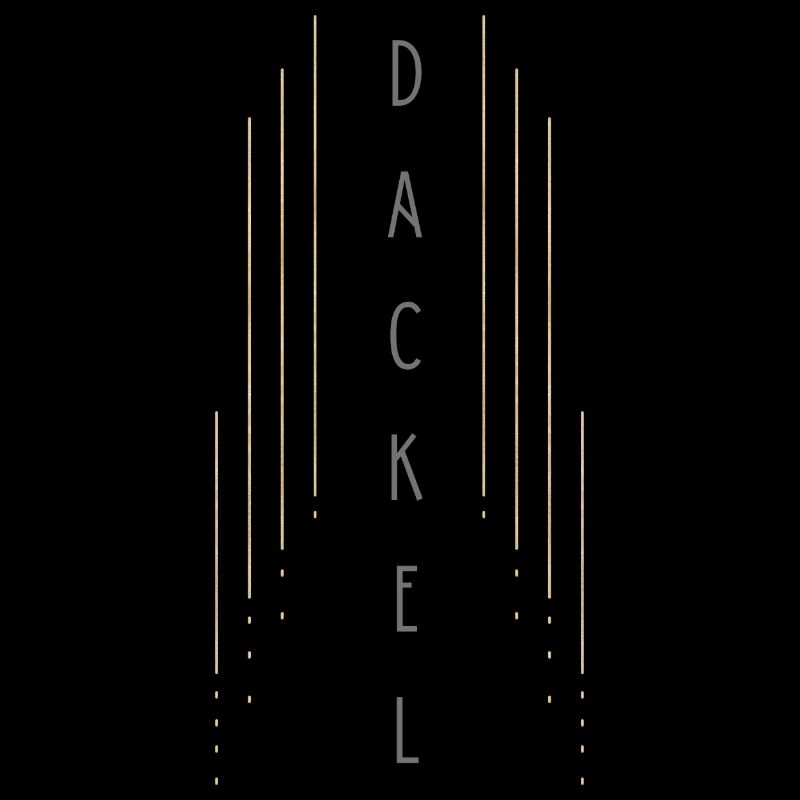 Dicton Teckel, Motif Teckel, Teckel Art Déco