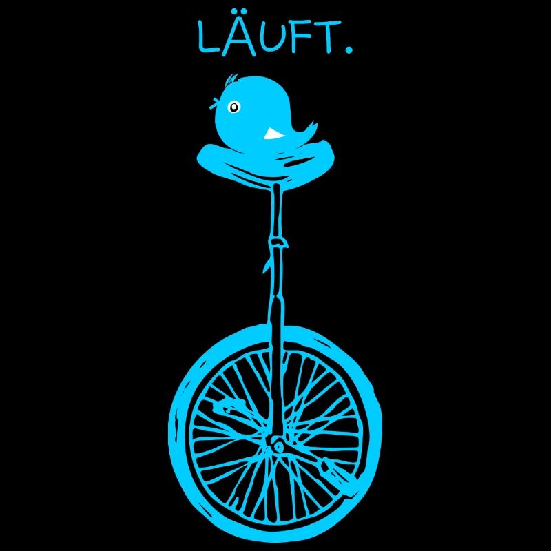 Witziges Küken auf Einrad - LÄUFT !