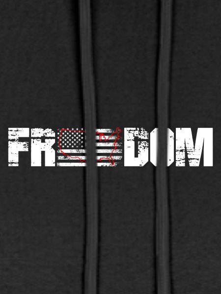 Patriotic USA Home Map Grunge Tee