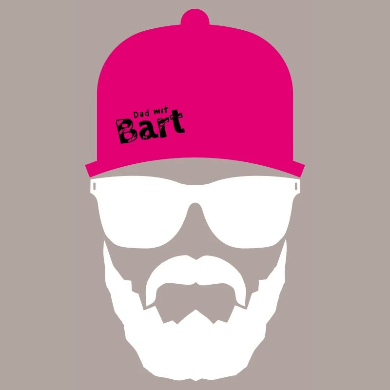 Dad mit Bart sw