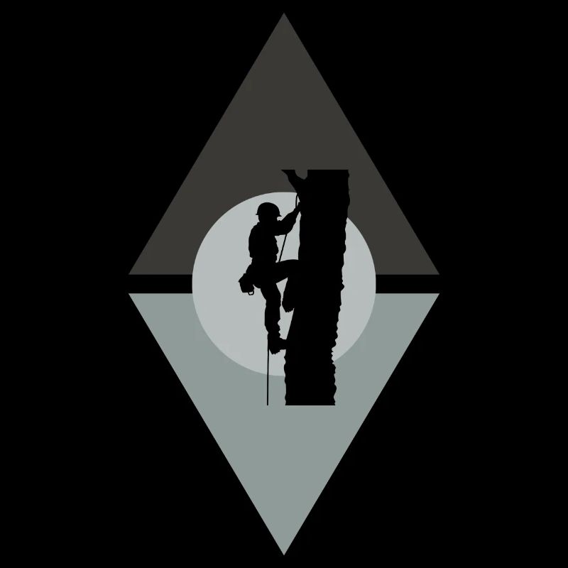 Kletterer Baumklettern