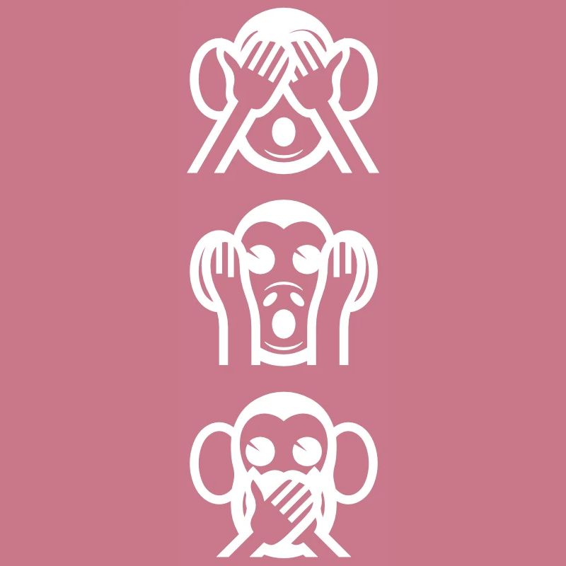 Three Wise Monkeys Vertikale