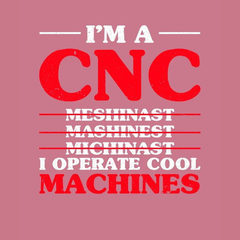 Mechanic CNC operator CNC milling cutter