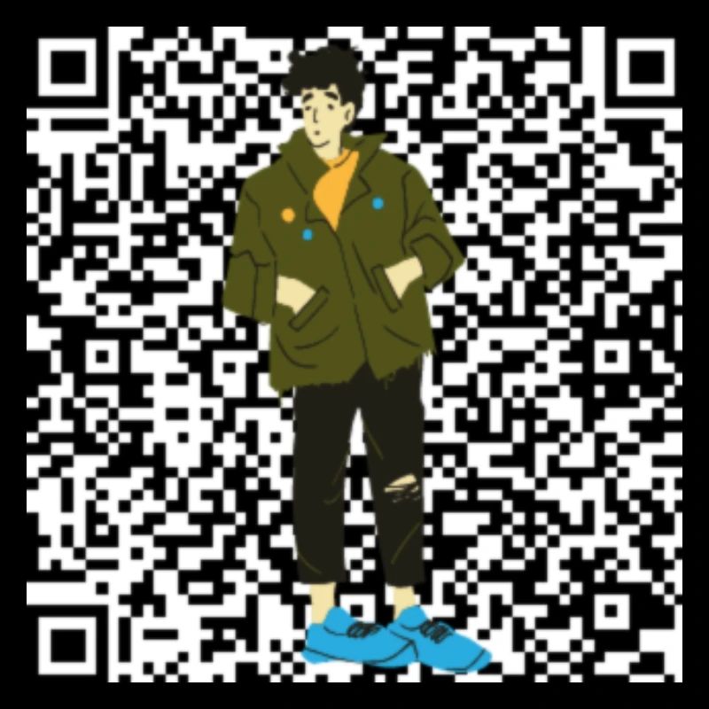 QR-Code Mann
