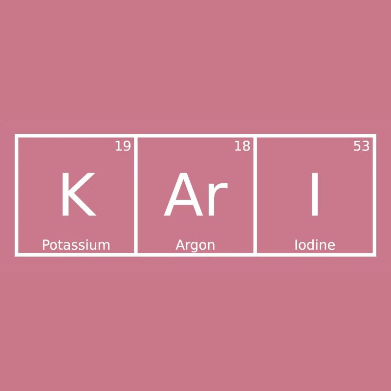 Kari Name First Name Chemistry Periodic Table Elements