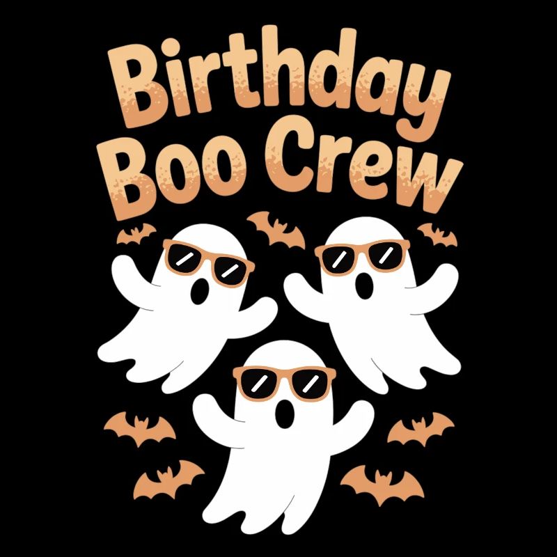 Boo Crew Birthday Shirt with Haunting Factor