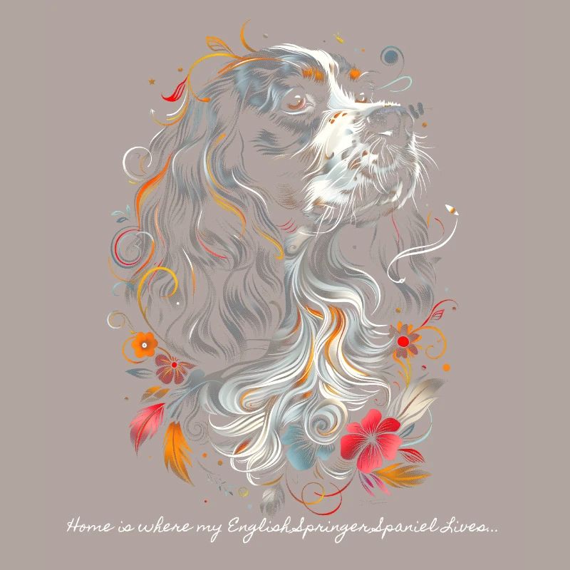 C’est là que vit mon épagneul springer anglais...