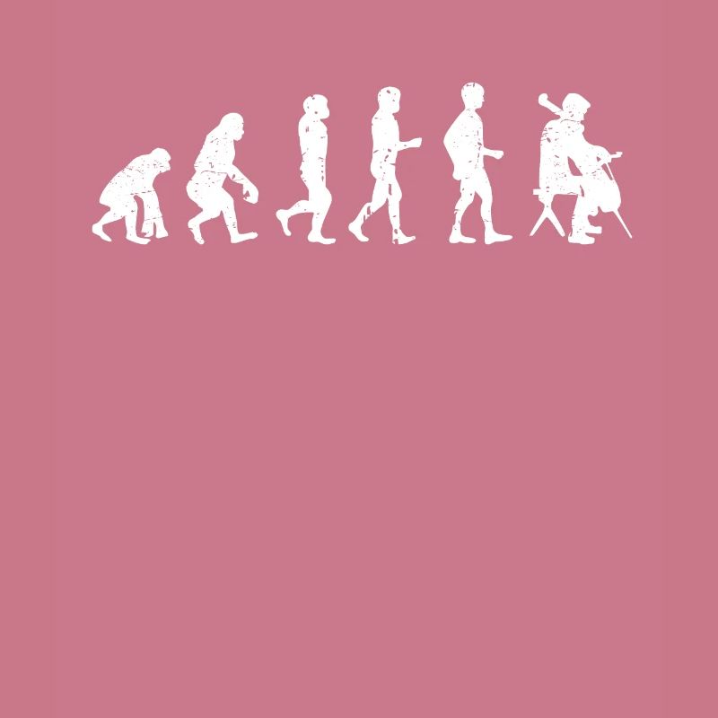 Cellist Evolution Geschenkidee Cellist