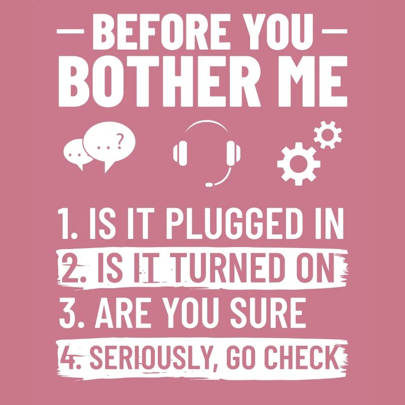 Tech Support IT Technischer Hilfe Helpdesk