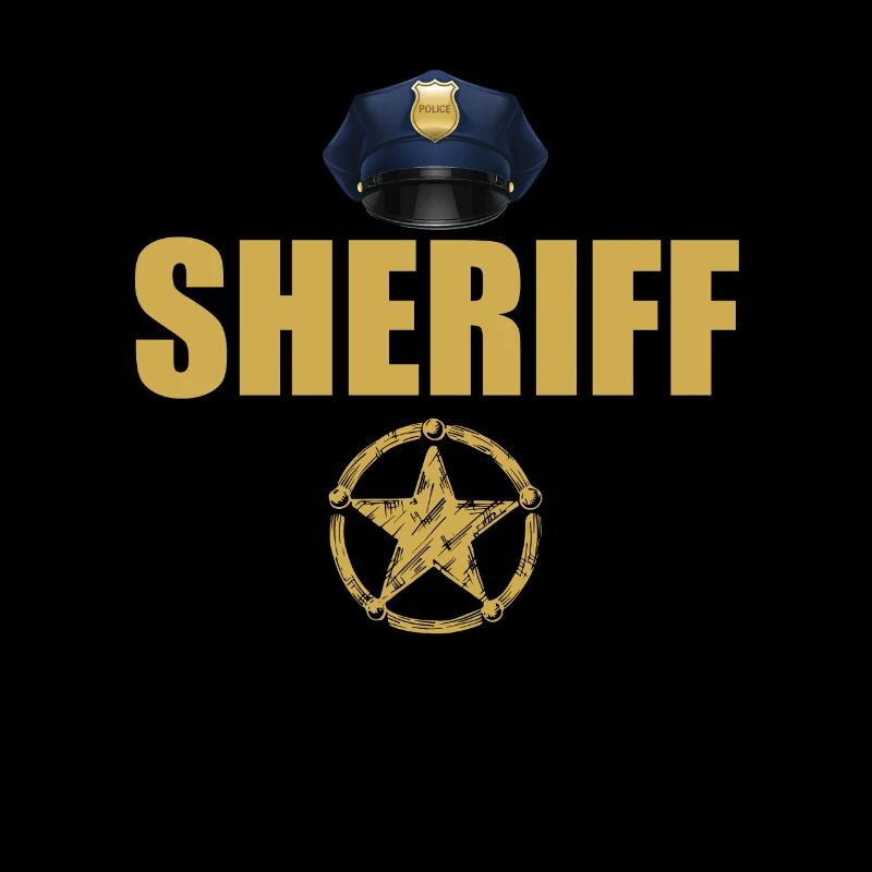 Sheriff Polizei Sheriffstern Abzeichen