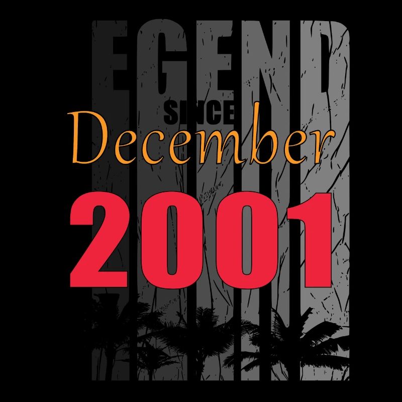 Baujahr 2001 Dezember geboren Geschenkidee