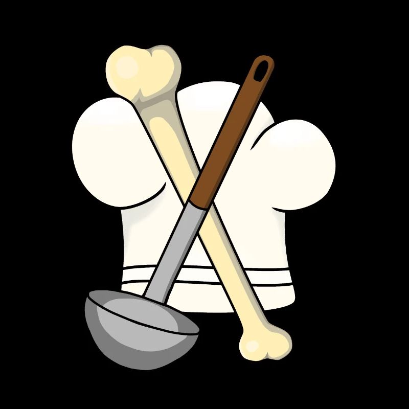 Bone Soup Ladle Chef's Hat Chef Gourmet