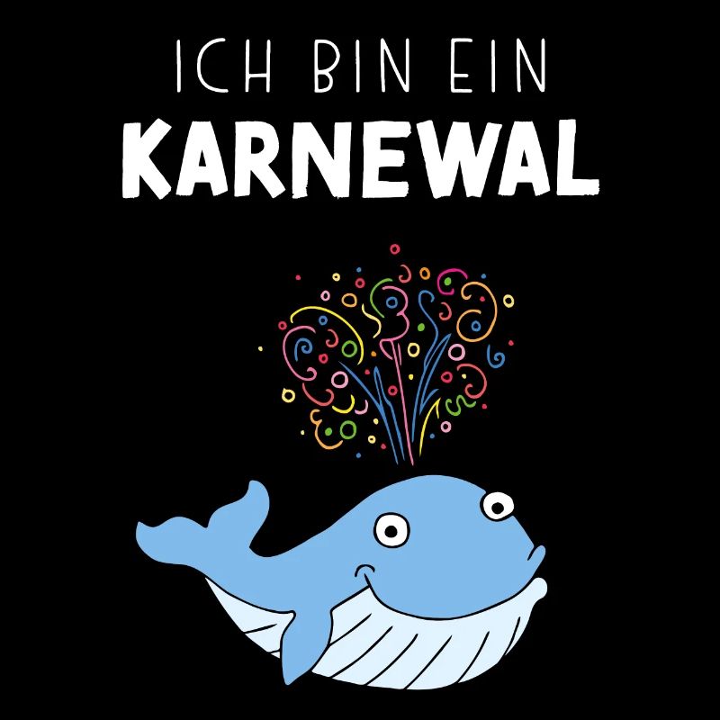 Ich bin ein Karnewal Karneval Konfetti Walkostüm