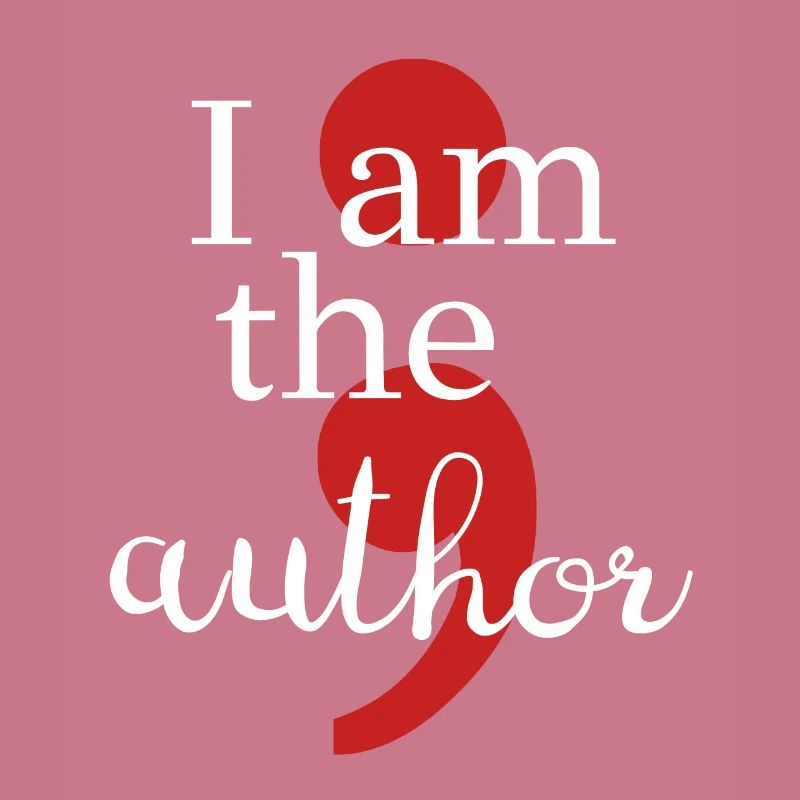 Projekt Semikolon I Am The Author Suicide Geschenk