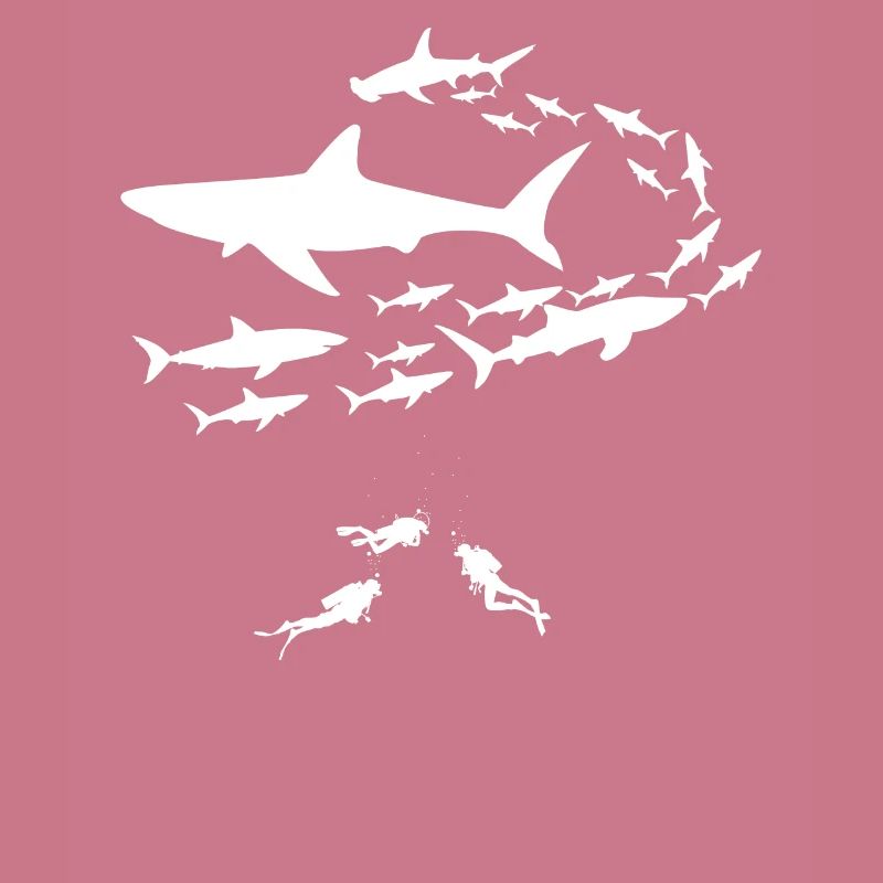Plongeur requin plongée requin plongée requins cadeau