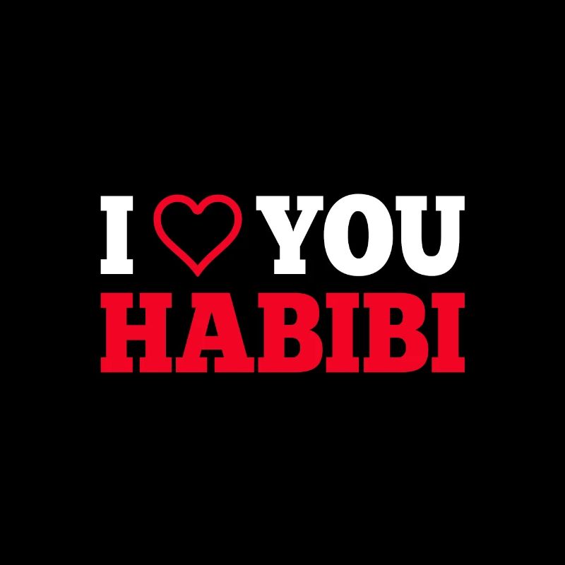 Habibi Liebe Schatz arabisches Geschenk