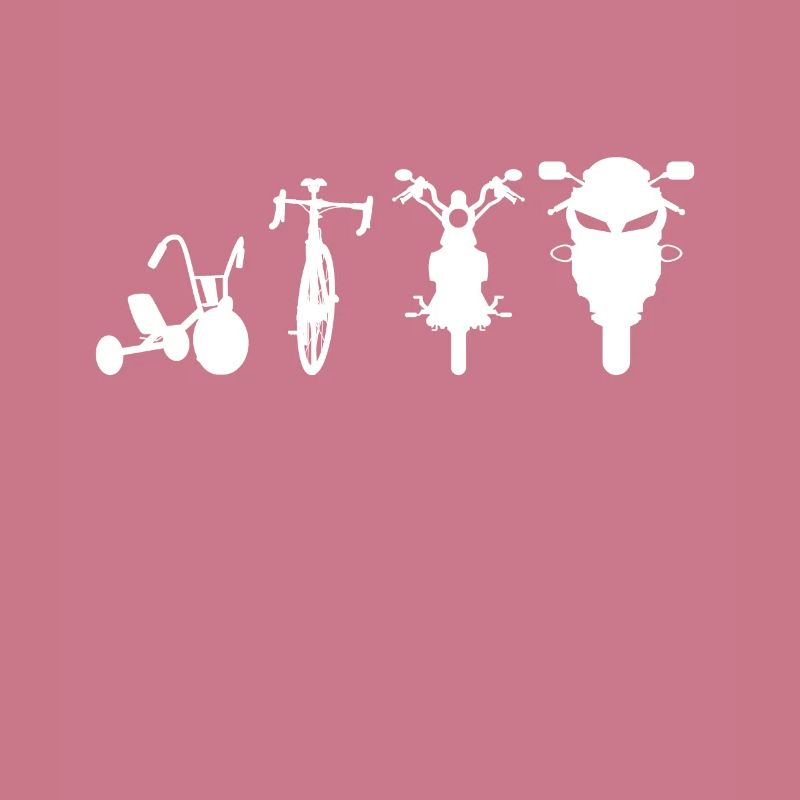 Motorrad Evolution Motorradfahrer Roller Geschenk