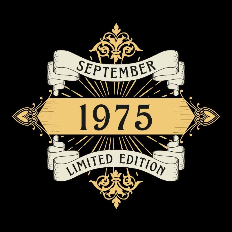 September 1975 Geburtstag Limited Edition