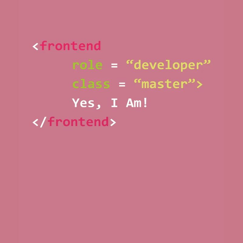 Lustiger Geschenkcodierer-Programmierer des Frontend-Entwicklers