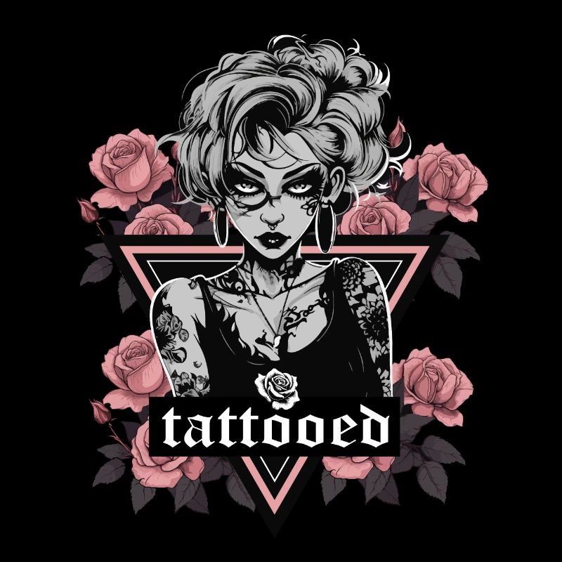 Fille tatouée