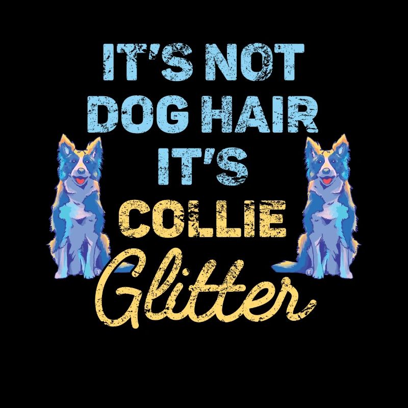 Conception unique de border collie pour