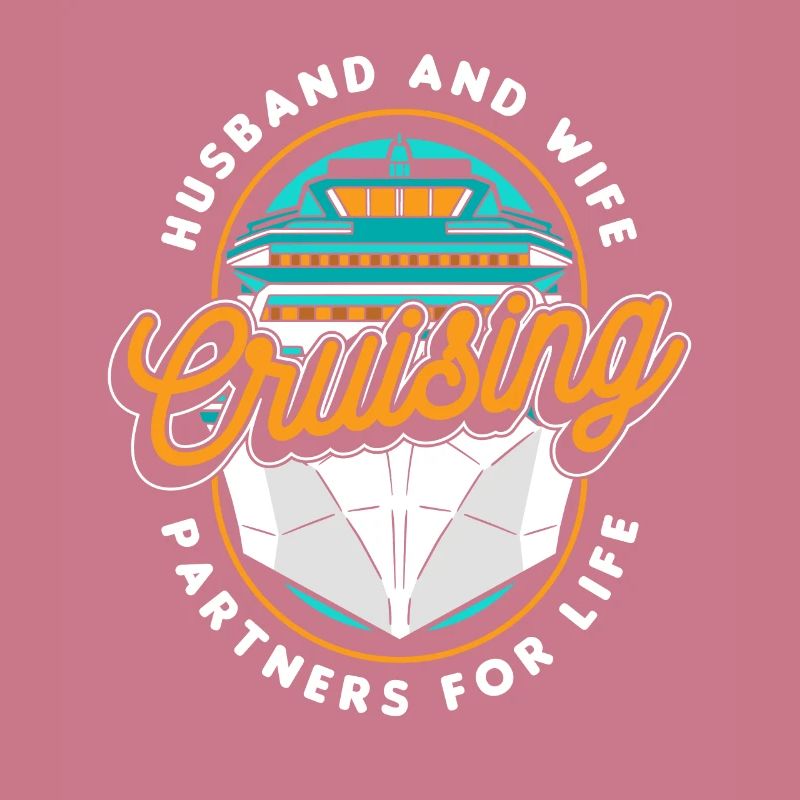 Ehemann und Ehefrau Crusing Partners For Life Cruise