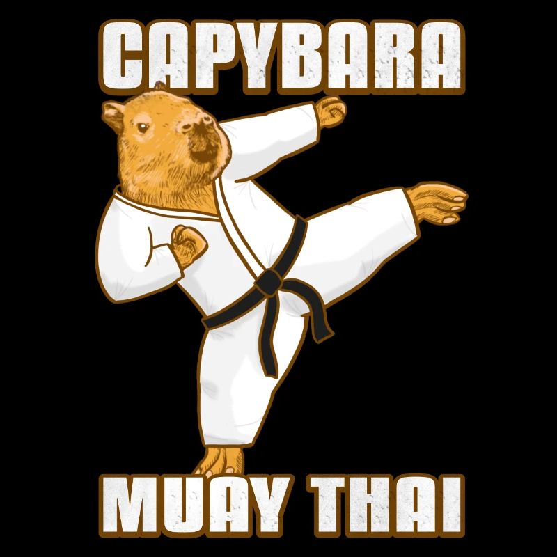Muay Thai Fighter Gi Capybara