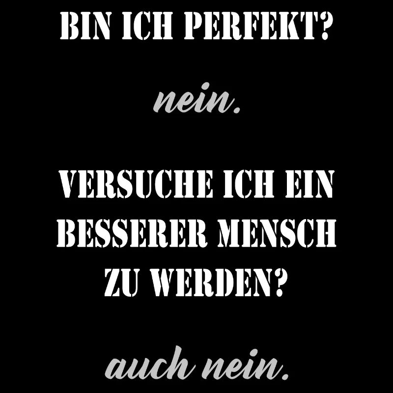 Bin ich perfekt?
