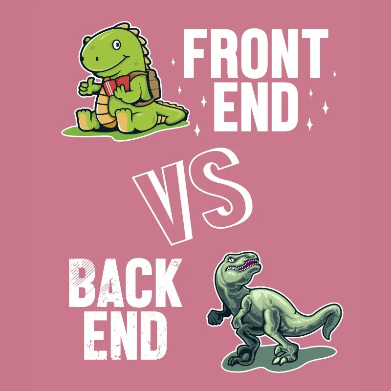 Frontend vs. Backend Developer Developer Coder