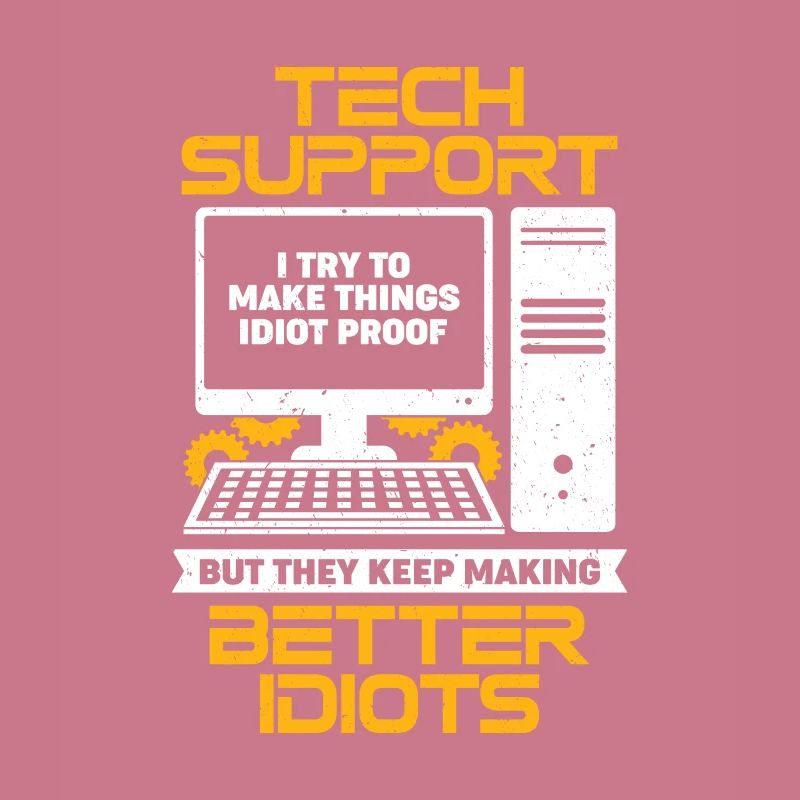 Computer PC Profession IT Support Staff Gift
