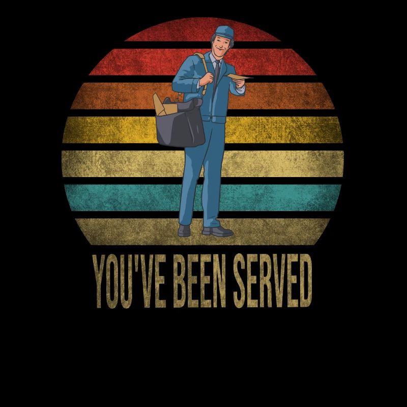 Mailman Delivery Mail You've Been Served