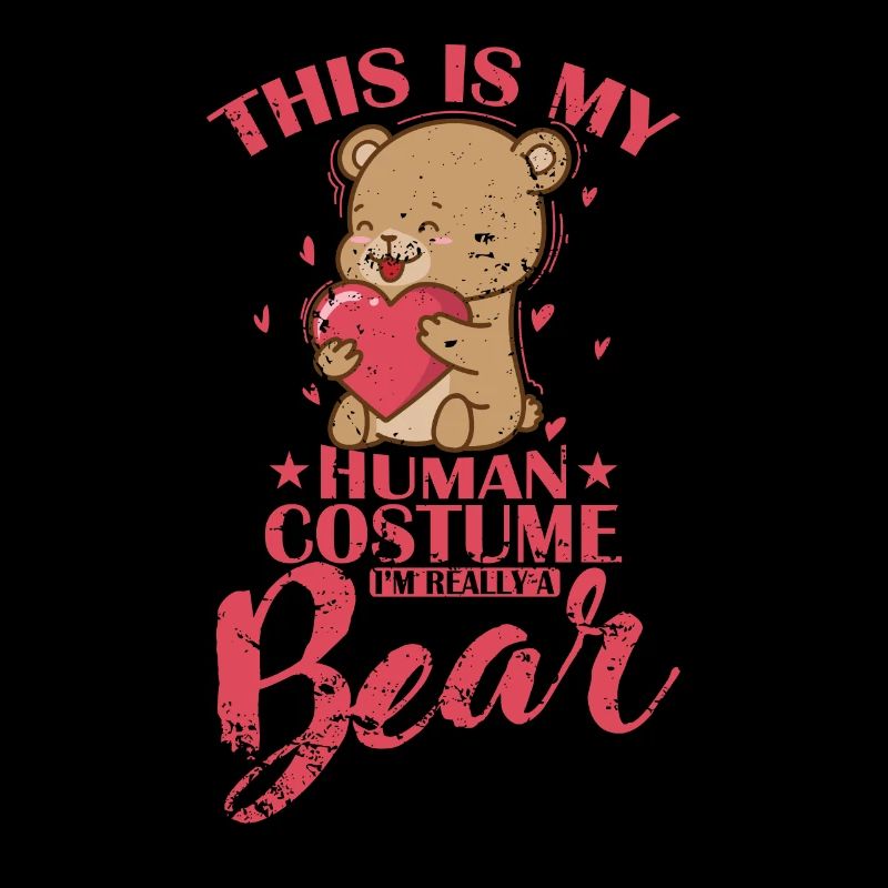 This is my Human Costume I'm really a Bear Tier