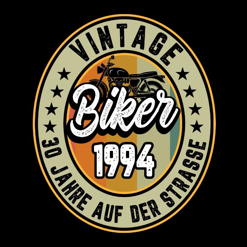 30 Geburtstag 1994 Motorradfahrer Motorrad