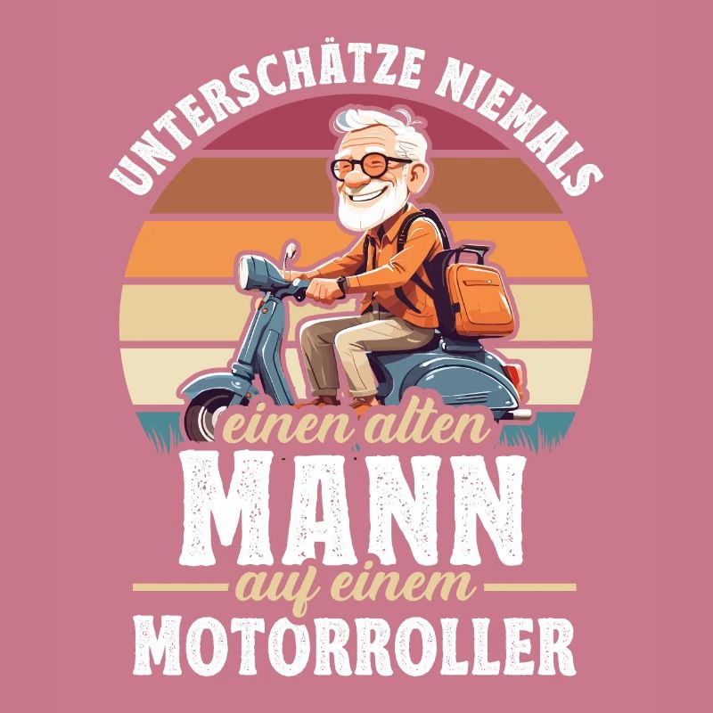 Motorroller Motorroller-Fahrer Rollerfahrer