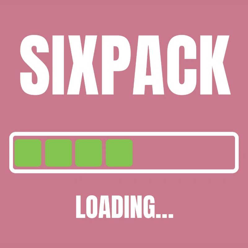 Sixpack washboard belly loading abdominal muscles
