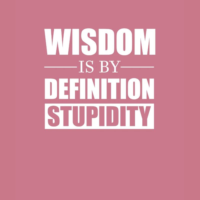 zizek saying wisdom stupidity