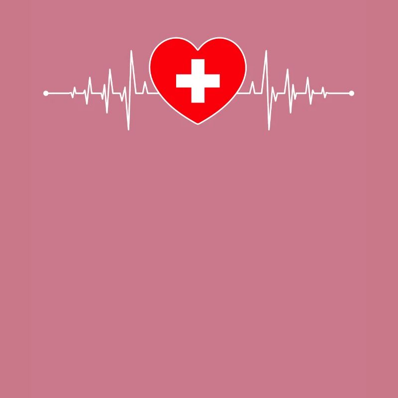 Schweiz Herzschlag Schweizer Flagge Schweizer