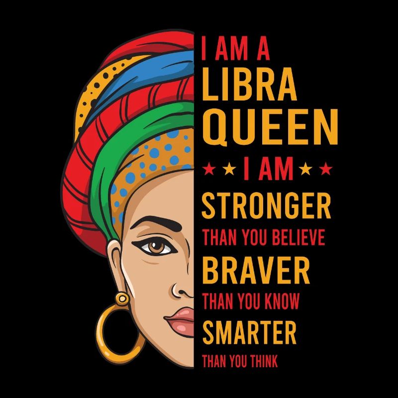 Libra Queen Geschenk Tierkreis Sternzeichen Waage